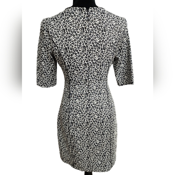 NWT White Loepard Print Bodycon Dress - Picture 4 of 5